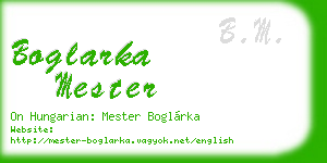 boglarka mester business card